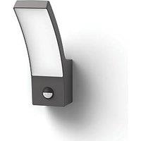 Philips Splay Outdoor LED Wall Light With PIR Sensor Anthracite 12W 1100lm (435JC)