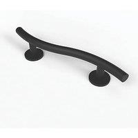Nymas Curved Household Luxury Grab Rail Matt Black 480mm (435JM)