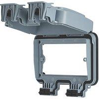Contactum IP55 2-Gang Weatherproof Outdoor Front Cover (435RP)