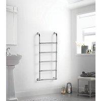Towelrads 1200mm x 500mm 757BTU Chrome Flat Designer Towel Radiator (435RY)