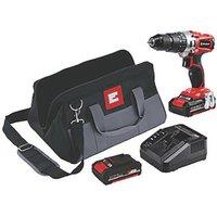 Einhell TE-CD 18/2 Li-i Kit 18V 2 x 1.5Ah Li-Ion Power X-Change Cordless Impact Drill (435TJ)