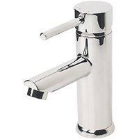 Swirl Essential Bathroom Mono Basin Mixer Tap with Clicker Waste Chrome (43613)