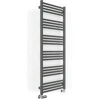 Terma 1380mm x 500mm 2002BTU Sparkling Grey Flat Designer Towel Radiator (436RH)