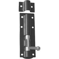Smith & Locke Tower Gate Bolt Black 102mm (436VE)