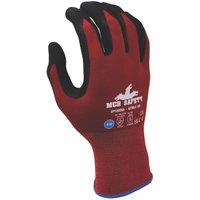 MCR Safety GP1005NA General Handling Gloves Red/Black Large 1 Pair (436YM)