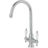 Moselle Dual-Lever Mono Mixer Kitchen Tap Chrome (4375T)