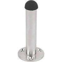Cylinder Projection Door Stops 37 x 86mm Satin Chrome 2 Pack (43780)