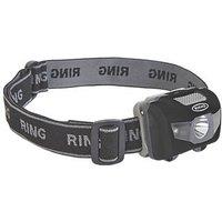 Ring LED High Performance Head Torch Black & Grey 87lm (437HH)