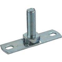 Tesla M10 Male Backplates for Pipe Clips M10 Zinc 5 Pack (437RE)