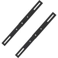 Burg-Wachter Adjustable Mounting Bracket Black 350mm x 10mm x 30mm (437YY)