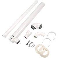 Ariston Plume Kit with 1000mm Horizontal Terminal (43854)