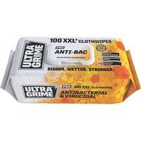 Ultragrime Pro Antibac XXL+ Cleaning Wipes White 100 Pack (439CH)
