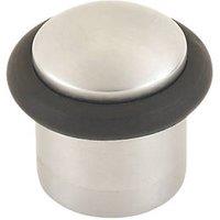 Cylinder Door Stop 38 x 37mm Satin Chrome (44090)