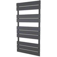 Ximax 970mm x 500mm 1587BTU Anthracite Flat Designer Towel Radiator (440TP)