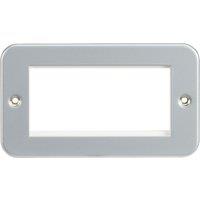 Knightsbridge 4-Module Modular Metal Clad Faceplate (440YA)