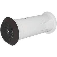 Manrose Internal Fit Wall Kit with Backdraft Shutter 117mm (4418X)