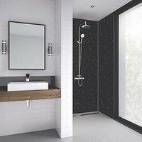 Splashwall Laminate Bathroom Wall Panel Gloss Moon Dust 2440mm x 900mm x 11mm (441JY)