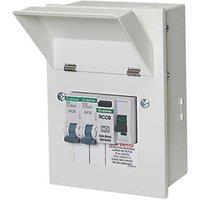 Crabtree Starbreaker 4-Module 2-Way Populated Garage Consumer Unit (441VF)