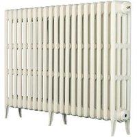 Arroll 760mm x 634mm 3101BTU White Cast Iron 4 Column Radiator (4421F)