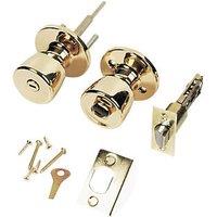 ERA Lever Type A Door Handle Set Polished Brass 67mm (44258)