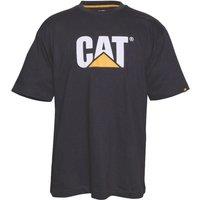 CAT Trademark Logo T-Shirt Short Sleeve Tee Shirts Black 3X Large 50" Chest (442XT)