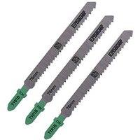 Erbauer Wood Jigsaw Blades 100mm 3 Piece Set (443PH)