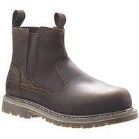 Amblers 101 Alice Size 6 Womens Brown Steel Toe Cap Safety Dealer Boots (443TT)
