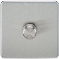 Knightsbridge 1-Gang 2-Way LED Dimmer Switch Brushed Chrome (443TX)