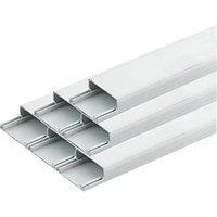 Deta TTE uPVC White Mini Trunking 38mm x 16mm x 2m 4 Pack (443VT)