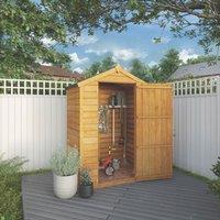Mercia Windowless 4' x 2' 6" (Nominal) Apex Overlap Timber Shed (443YL)