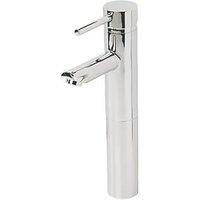 Swirl Essential Bathroom Basin Tall Mono Mixer Tap with Clicker Waste Chrome (44454)