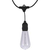 TCP ST64 10m Outdoor LED Warm White Garden Festoon Lights 10W 40lm (445JM)