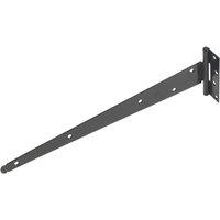 Black Powder-Coated Medium Duty Tee Hinges 375mm 2 Pack (44605)