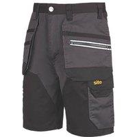 Site Kirksey Shorts Grey/Black 34" W (446RR)