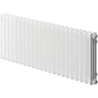 DeLonghi 500mm x 1038mm 3873BTU Traffic White Horizontal 3 Column Radiator (446TA)