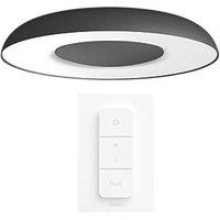 Philips Hue Ambiance Still LED Ceiling Light Black 22.5W 2350-2500lm (447PY)