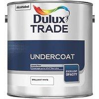 Dulux Trade 2.5Ltr Pure Brilliant White Gloss Interior & Exterior Wood & Metal Undercoat (44853)