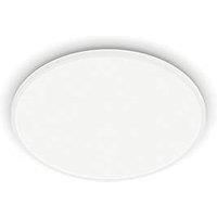 Philips SuperSlim LED Ceiling Light IP54 White 15W 1500lm (448JA)