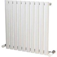 Ximax Fortuna 600mm x 584mm 1532BTU White Vertical Designer Radiator (448TP)