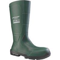 Dunlop JobGUARD Size 12 Green Steel Toe Cap Safety Wellies (448XG)