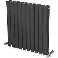Ximax Fortuna 600mm x 584mm 2287BTU Anthracite Vertical Designer Radiator (449TR)