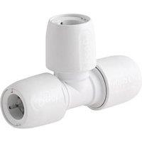 Hep2O Plastic Push-Fit Equal Tees 15mm 10 Pack (4500F)
