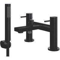 ETAL Blake Deck Mounted Bath Shower Mixer Tap Matt Black (450KG)
