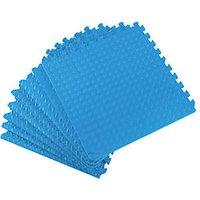 Essentials Interlocking Floor Tiles Blue 20mm 8 Pack (450PH)