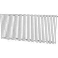 Ximax Aurora 600mm x 1260mm 3515BTU White Horizontal Designer Radiator (451GL)