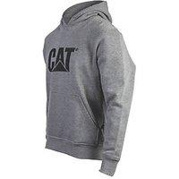 CAT Trademark Hooded Sweatshirt Heather Grey 4X Large 58-60" Chest (451VF)