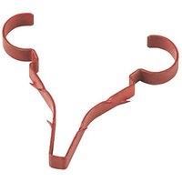 D-Line Red Round Safe-D Stag Cable Clips 6-8mm 100 Pack (452KU)