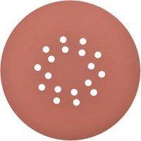 Essentials 240 Grit 18-Hole Punched Wood Sanding Discs 225mm 5 Pack (452VT)
