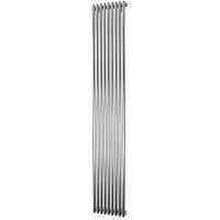 Towelrads Iridio 1800mm x 300mm 1221BTU Chrome Vertical Designer Radiator (453RY)