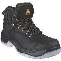 Amblers FS199 Size 8 Black Water-Resistant Steel Toe Cap Safety Boots (453XP)